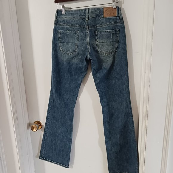 American Eagle Women's Hipster Jeans Size 4 Long - Picture 3 of 4